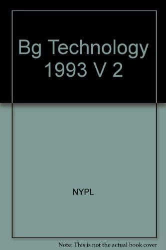 Bibliographic Guide to Technology 1993