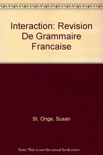 Interaction Revision de Grammaire Francaise