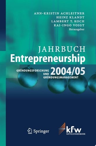 Jahrbuch Entrepreneurship 2004/05