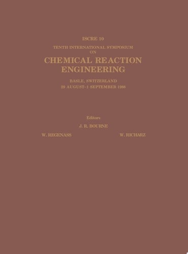 Tenth International Symposium on Chemical Reaction Engineering