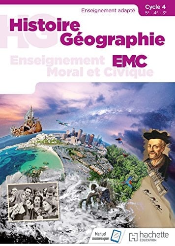 Histoire-Géographie EMC enseignement adapté Cycle 4