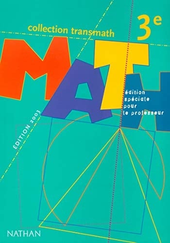 Math 3e programme 1999