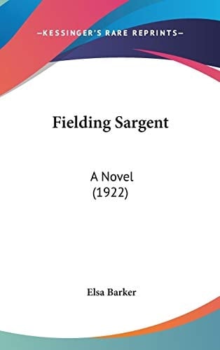 Fielding Sargent A Novel (1922)