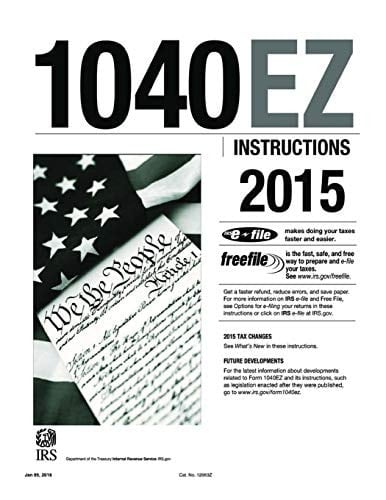 1040EZ Instructions 2015