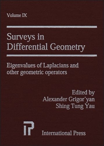 Surveys in Differential Geometry Eigenvalues of Laplacians and Other Geometric Operators