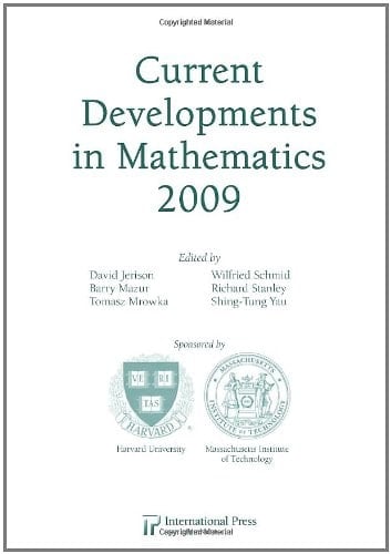Current Developments in Mathematics 2009