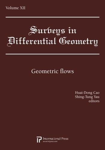 Geometric Flows, Volume 12