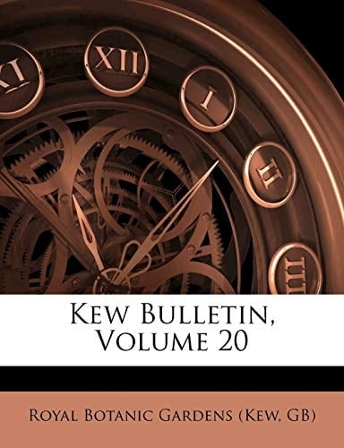 Kew Bulletin, Volume 20