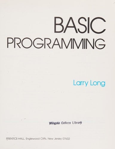 BASIC Programming