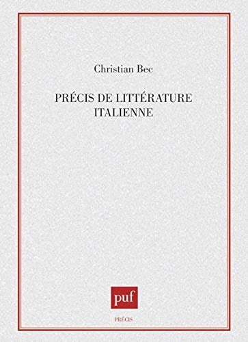 Précis de littérature italienne