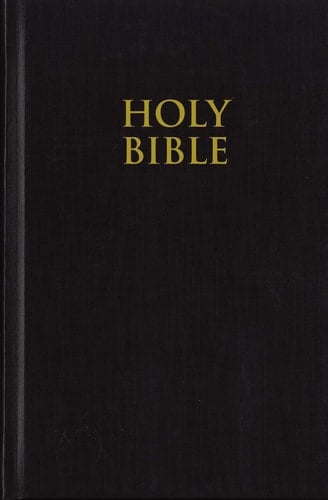 Holy Bible New Interntaional Version Black Printed Church Bible