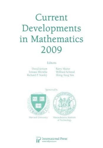 Current Developments in Mathematics 2009