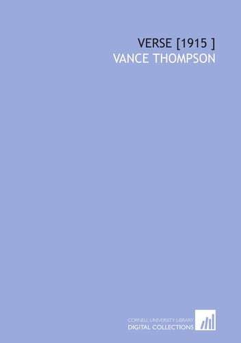Verse [1915 ]