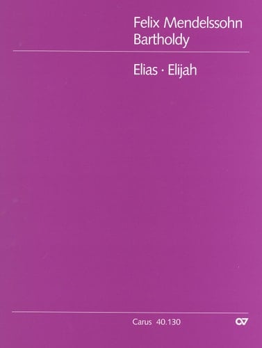 Mendelssohn: Elijah, MWV A 25, Op. 70 (Full Score – Paperback)