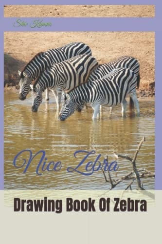 Drawing Book Of Zebra: Nice Zebra