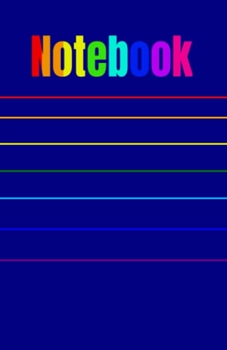 Notebook: 120 lined pages rainbow notebook: colorful ruled notebook