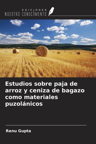 Estudios sobre paja de arroz y ceniza de bagazo como materiales puzolánicos (Spanish Edition)