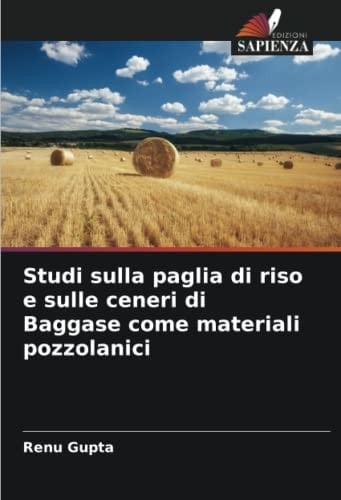 Studi sulla paglia di riso e sulle ceneri di Baggase come materiali pozzolanici (Italian Edition)