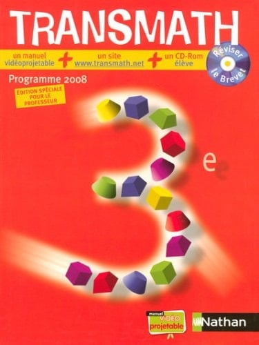 Transmath 3e : programme 2008