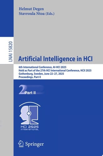 Artificial Intelligence in HCI