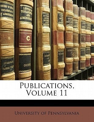 Publications, Volume 11