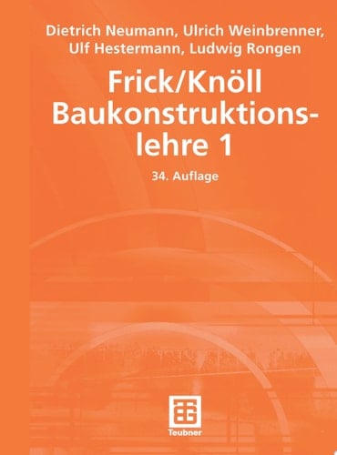 Frick/Knöll Baukonstruktionslehre 1
