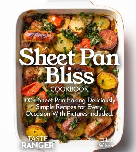 Sheet Pan Bliss: A Symphony of 100+ Sheet Pan Baking Deliciously Simple Recipes for Every Occasion With Pictures Included. (One-pan Meals Cookbook)