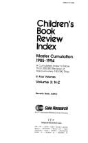 Children's Book Review Index 85-94 V 3