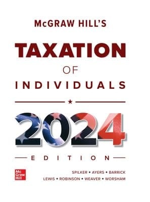 Connect Access Card for McGraw-Hill's Taxation of Individuals 2024 Edition
