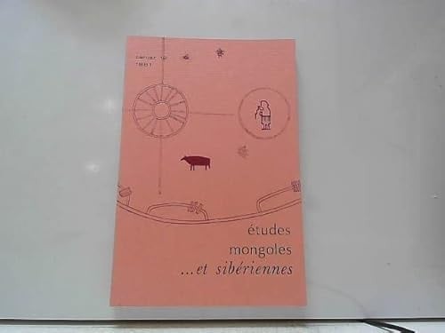 ETUDES MONGOLES ET SIBERIENNES, N 12, 1981