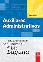 Auxiliar administrativo del ayuntamiento de la laguna. Temario