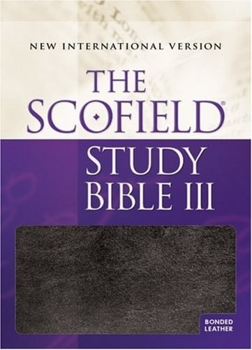 The Scofield Study Bible III: New International Version (Black/Burgundy Basketweave)