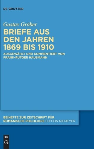 Briefe aus den Jahren 1869 bis 1910
