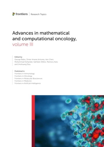 Advances in mathematical and computational oncology, volume III