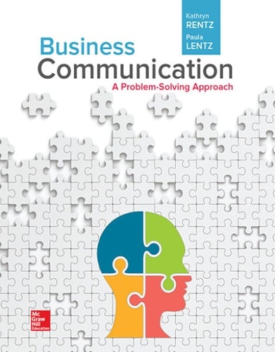 Business Communication A Problem-Solving Approach