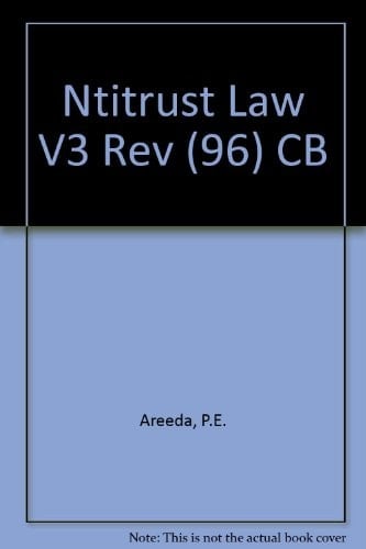 Antitrust Law, Areeda 1996