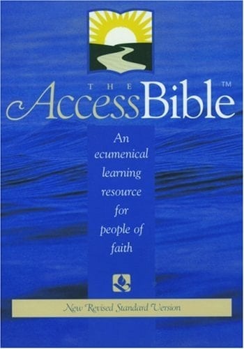 The Access Bible, New Revised Standard Version (Bonded Leather Burgundy 9871)