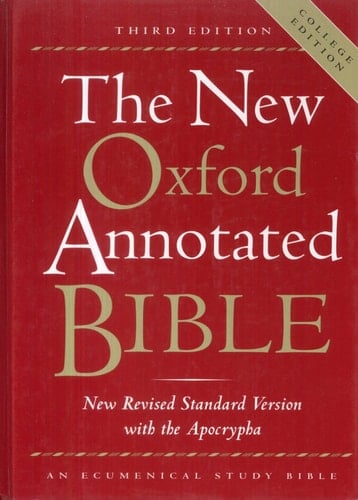 The New Oxford Annotated Bible, New Revised Standard Version with the Apocrypha, Third Edition (Hardcover College Edition 9720A)