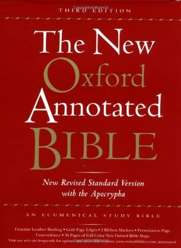 The New Oxford Annotated Bible with the Apocrypha, Third Edition, New Revised Standard Version