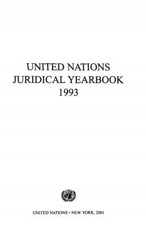 United Nations Juridical Yearbook 1993