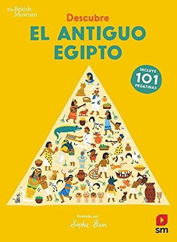 Descubre el Antiguo Egipto un libro con 101 pegatinas