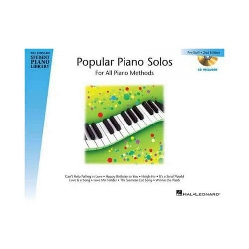 Popular Piano Solos, Prestaff Level Hal Leonard Student Piano Library