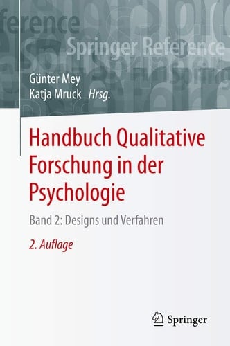 Handbuch Qualitative Forschung in der Psychologie Band 2: Designs und Verfahren