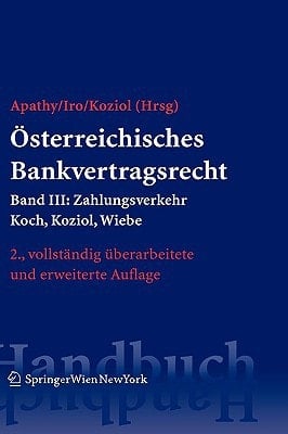 Österreichisches Bankvertragsrecht Band III: Zahlungsverkehr