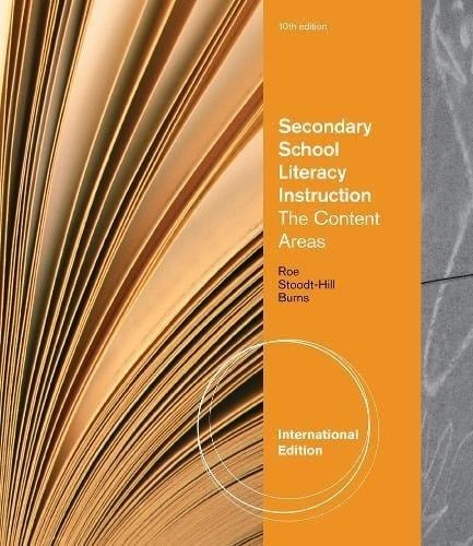 Secondary School Literacy Instruction