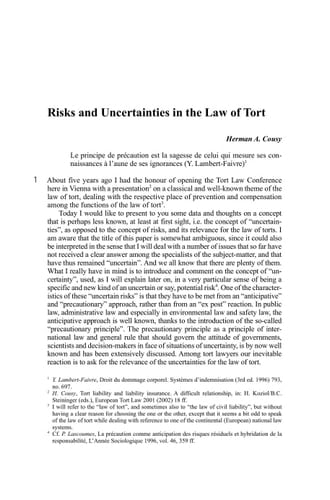 European Tort Law 2006