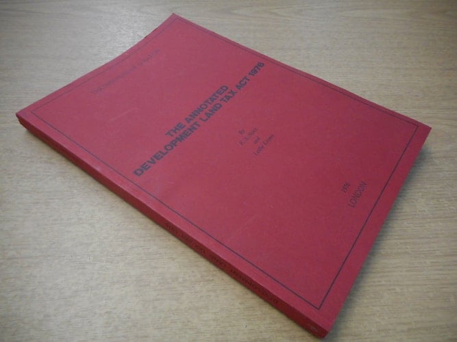 Annotated Development Land Tax Act, 1976