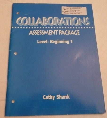 Collaborations Beginners 1 Assessment Package