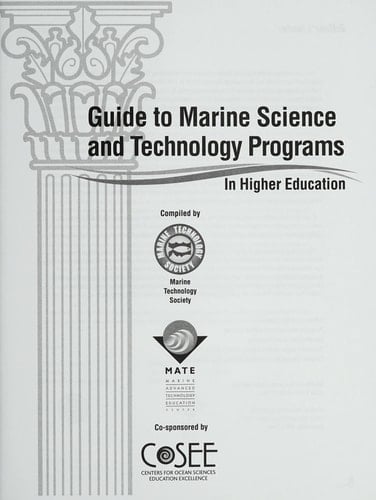 Guide to Marine Science and Technology in Higher Education