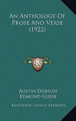 An Anthology Of Prose And Verse (1922)